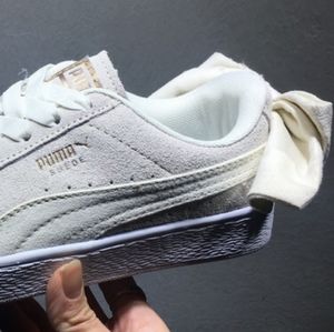 Puma Suede Sneakers with Bows